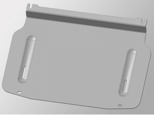 Защита картера ТСС алюминий 4 мм для Mitsubishi Pajero 4 № ZKTCC00051